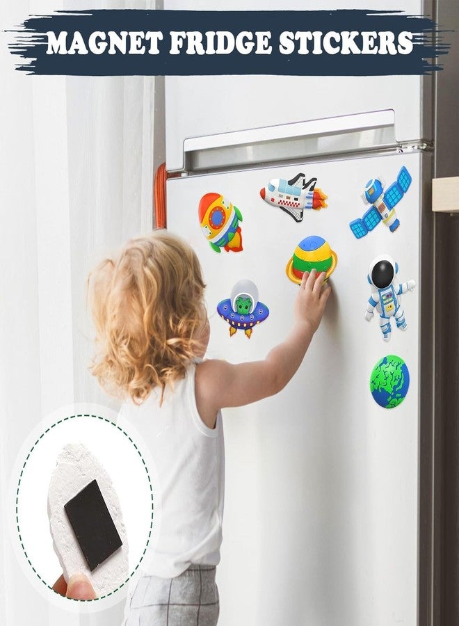 LeafLoom Toys DIY Mould & Paint Craft Kit - Space, Kids for 5 Years,Plaster Figurine Set with Pigments, Palette & Mold, Painting Art & Craft Set -Gift Toys for 3-8 Year Old Boys & Girls || Multicolour Space - Image 5